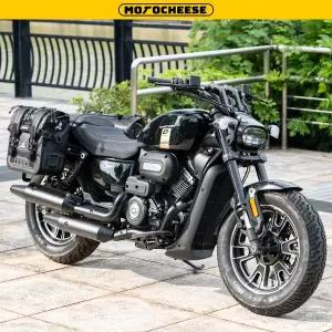 스포츠 바이크 오토바이 QJMOTOR SRV250용 아웃도어 모터바이크 어드벤처 새들 사이드 백 방수 여행용 패니