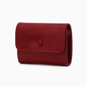 [AK플라자] [헤지스] 레드 단색 소가죽 반지갑 HIWA6E821R2