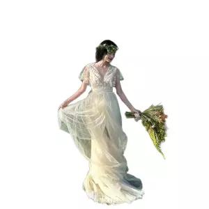 레이스웨딩드레스 빈티지 하우스웨딩 셀프 화보 스튜디오