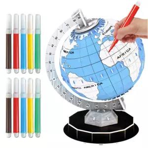초등과학 조립 DIY 세계지도 지리 글로브 퍼즐 지구본 어린이집 6대륙
