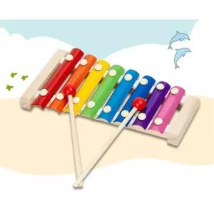 유치원 초등 청각 악기연주 고급원목 칼라 실로폰 절대음감 소근육