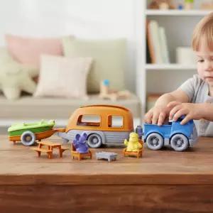 그린토이즈 RV캠프 세트 캠핑카 자동차 트럭 트레일러 모형 스포츠 보트 장난감 역할놀이