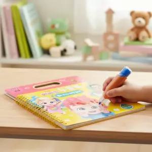 핑크퐁 두들북 베베핀 물로 색칠하는 워터펜 컬러링 색칠북 한글 영어학습 미술놀이 유아