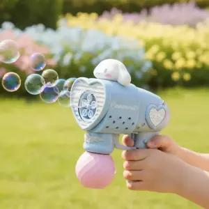 시나모롤 멜로디 자동버블건 비눗방울 버블머신 비누방울 총 야외놀이 캐릭터 장난감 어린이