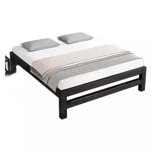 철제 침대 프레임 원룸 머리 오피스텔 깔판 무헤드 평평한 수납형