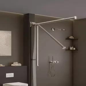 자바라 칸막이 문 미닫이 폴딩 욕실커튼봉 파티션 슬라이딩