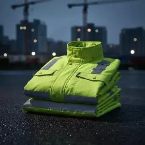 배달 건설현장 낚시 오토바이 야간작업 상하 우의 형광 반사띠 방수 비옷