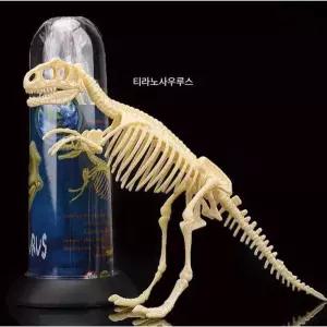 공룡 화석 티라노사우르스 조립 고고학 뼈 장식품 모형 화석 소형