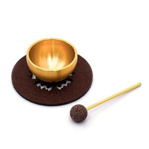 미니 노래 그릇 세트, 스트라이커와 쿠션이 포함된 힐링 악기, 요가, 명상, 마음챙김, 스트레스 해소 도구 및 독특한 선물용