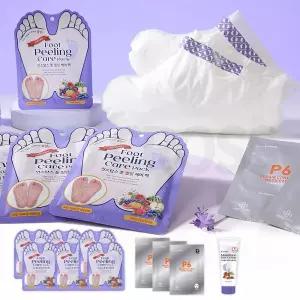 인스탐스 풋 필링 케어 발꿈치 발뒤꿈치 갈라짐 발 발바닥 굳은살 각질 제거 팩 풋보습 크림 1세트