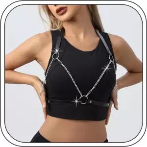 해리와 헨리 하네스 여성 패션용 바디 벨트 고스 가죽 장신구 선물