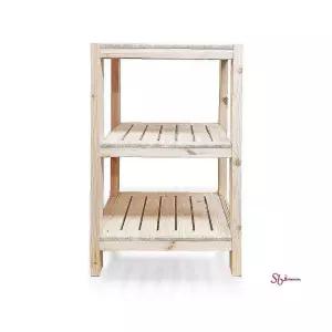 파인 원목 3단선반400 정리선반 모듈 DIY 우드렉cde048