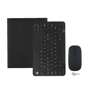 갤럭시탭A7 케이스 키보드 마우스 파스텔 라이트 충전rst048