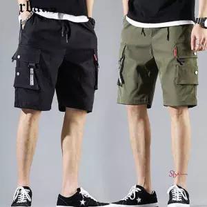 남성 남자반바지 깔끔 비치웨어 캠핑복장def975