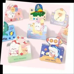 [문구] 만들기대장 생일축하카드-캐릭터 랜덤10개 4EA