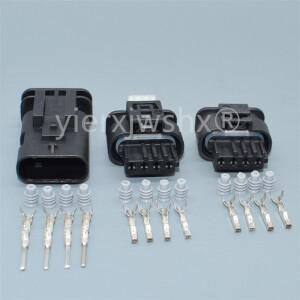 루보식 자동차 배기 파이프 전자 밸브 와이어링 하네스 커넥터 암 소켓 BMW 805-122-541 4 핀 1 세트