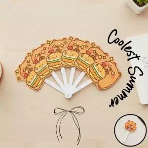 접이식부채 6단 캐릭터 선물용 단체선물 부채 카피바라 단체 세트 어린이 선물