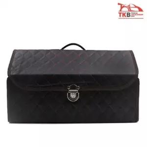( )접이식 가죽자수 하드케이스 트렁크 정리함