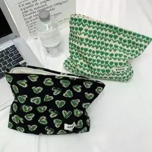 코듀로이 사각 파우치 생리대 화장품 수납 가방 1P 메이크업 주머니 소지품