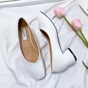 [옷자락]여성 봄가을 사계절 기본 로우힐 플랫슈즈_P420042832