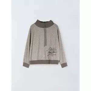 [앤클라인]배색 하이넥 티셔츠 E5HW053_P408569688