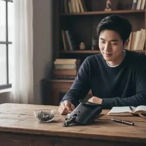 (색상 구슬가방)탄환 보관함 수납 파우치 7.5cm 휴대용 주머니 전용 케이스