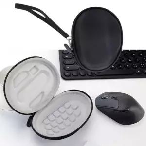 (색상 블랙)마우스 보호 케이스 수납 가방 지퍼백 파우치 보관 충격 방지 포켓 여행용 휴대용 출장용