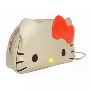 ( )페이스 파우치 가방 골드 1P 화장품 소품 주머니 이어폰 소지품