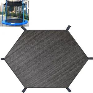 트램펄린 그늘막 커버 8피트 10피트 12피트 14피트 16피트 스트레이트 폴 원형 햇빛 보호용 설치가