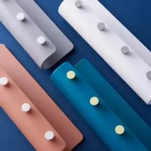 (색상 그레이)현관 키홀더 4고리 수납 선반 키행거 걸이형 정리함 멀티 후크 벽걸이 가방 수건걸이