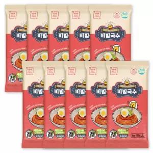 이지쿡 쫄깃 구포 비빔국수 150g 면+양념장 라면처럼 간편 1인분 밀키트 소확행몰 10개