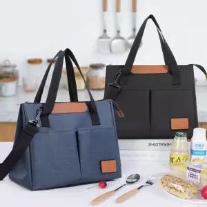 캠핑 나드리 점심 도시락 가방 보온 보냉 크로스백 런치백 도시락 가방