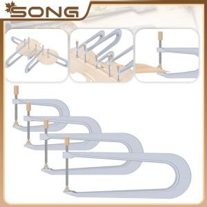 바이올린 베이스 바 클램프 알루미늄 보드 수정 비올라 첼로 사운드 빔 브리지 클립 Luthiers 수리 도구