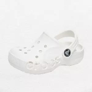 [크록스] 키즈 바야 클로그 주니어 아쿠아 아동 샌들 슬리퍼 화이트 207012-100 2204910