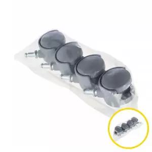 필성 마이룸 이동형 서랍장 캐스터 4개입 1개 가구바퀴 다리바퀴 다용도바퀴 서랍바퀴