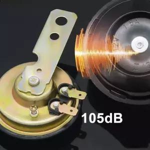 12V 방수 오토바이 경적 매우 큰 소리 원형 스피커 범용 스쿠터 전기 자전거 모페드 키트 액세서리