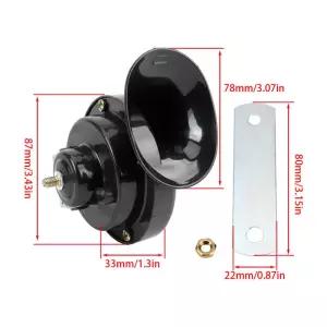 범용 오토바이 12V 높은 피치 60dB 달팽이 트럼펫 방수 전기 경적 스피커 트럭 자전거 ATV 스쿠터 액세서리