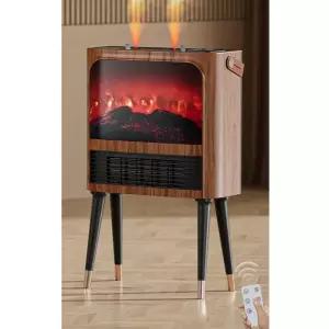 벽난로형 장작 인테리어 불꽃 난로 효과 스탠드형 불멍
