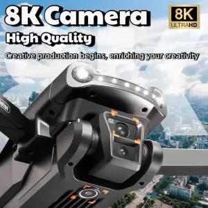 수집품 RC V198 MAX 드론 GPS 8K 전문가용 카메라 항공 FPV 브러시 레이저 장애물 회피 대형 화면 리모컨