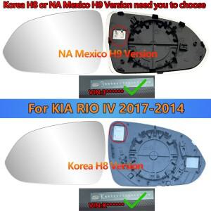 기아 호환 리오 IV - 좌우측 열선 후사경 유리/87611/21 H8000 H9000/ 자동차 사이드미러 교체 부품