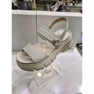 [하프클럽/에스콰이아]MARIO여성 통굽 샌들 6CM(PFFMSD706WH)