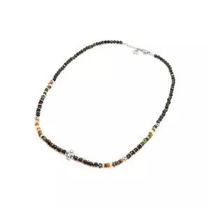 [그레이스켈리]자개칩 골드옵시디언 원석 목걸이_P420052746