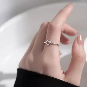 하트 러브 프레즐 프레첼 오픈 링 반지 애끼 검지 새끼 엄지 오픈