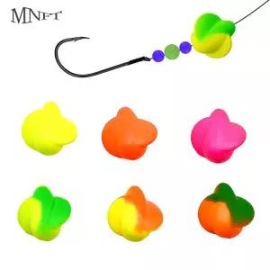 MNFT 12Pcs 낚시 수레 Walleye 바닷물 Pompano 서핑 장비에 대한 스핀 스트라이크 표시기가있는 폼 Bobber