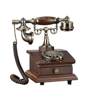 레트로전화기 옛날 전자벨 유 버튼식 소형 화 유럽식 골동품 소품 미니 인테리어소품