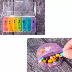 젖병pp소재 알약 소분케이스 휴대용약통 알약상자 약보관함 여행용 알약보관통 추천