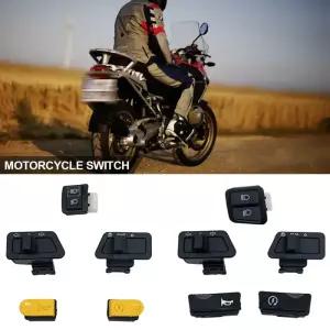 혼다 스즈키 ATV 모페드 스쿠터 오토바이 헤드라이트 경적 디머 턴 스타터 싱글 스위치 버튼 2/5개