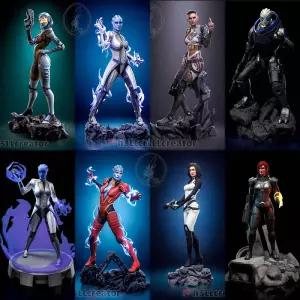 1/24 GK 853 흰색 모델 그림 3D 군인