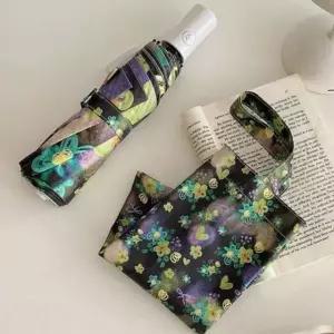 [애슬릿] 암막 양우산 여성 미니 3단 접이식 휴대용 자동 양산