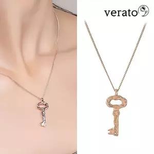 베라토 14K 엔틱 열쇠 목걸이